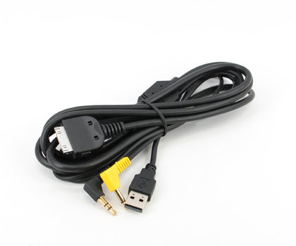 Xtenzi MDI AUX MMI Cable Adapter iPhone/iPod audio/video interface cable USB for Kenwood KCA-iP300V